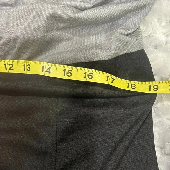 Dots Women’s Jeweled Grey & Black Short Sleeve Dress - Picture 14 of 15